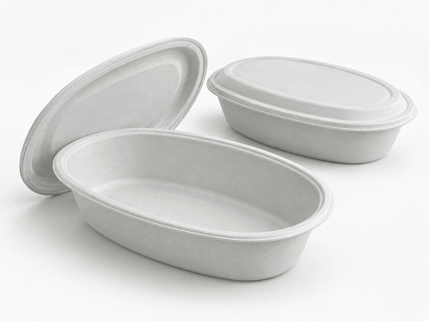 Burrito Oval Bowls with Lid